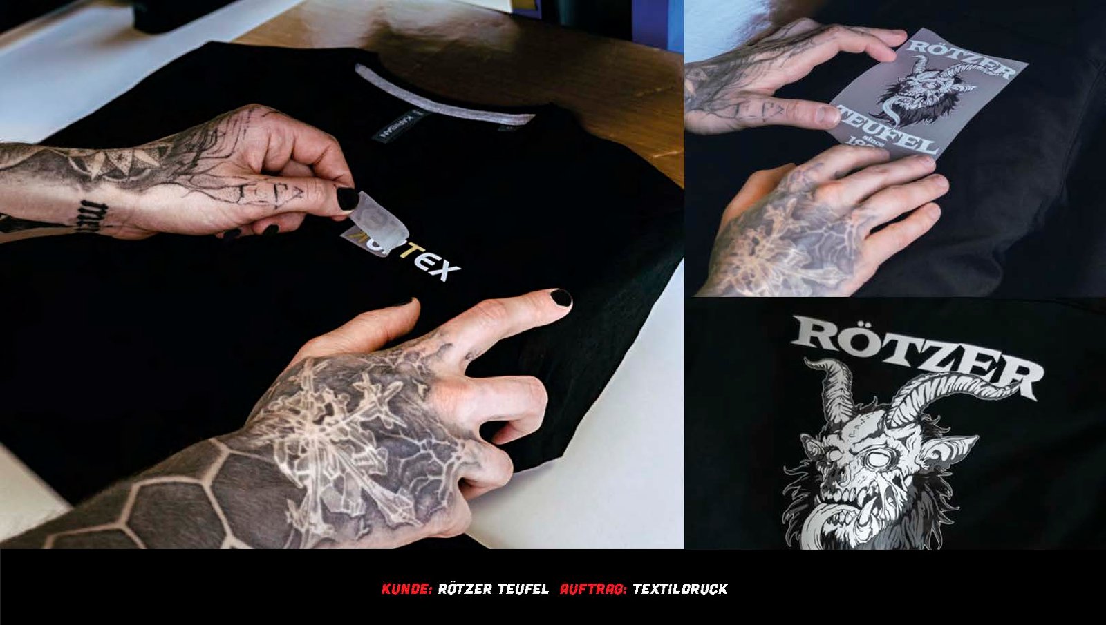 Textildruck – T-Shirts und Arbeitskleidung